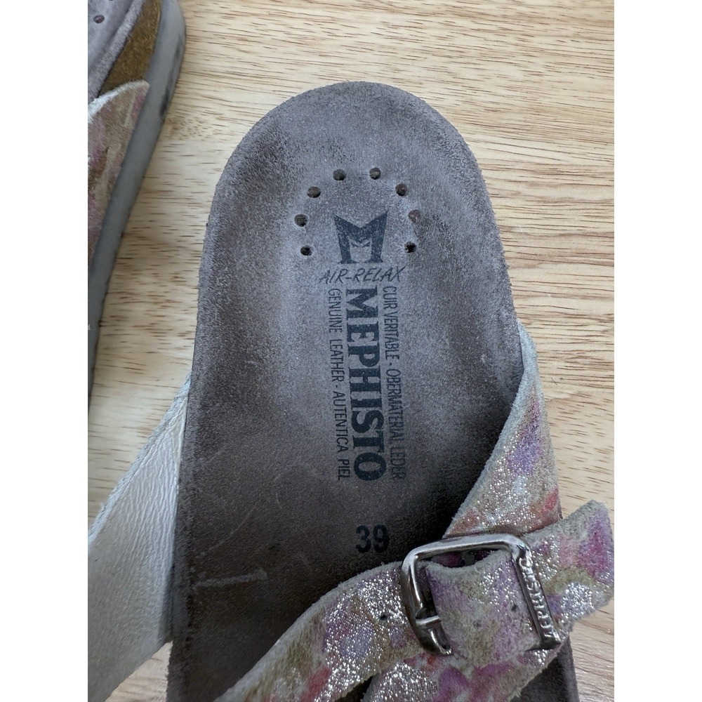 Mephisto Helen Fog Paint Splatter Pattern Sandal Boho US Size 9 EU 39 #13 - Picture 7 of 8